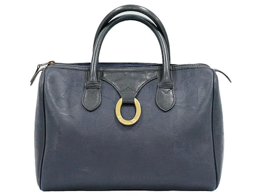 CHRISTIAN DIOR Old Trotter Boston Bag Navy