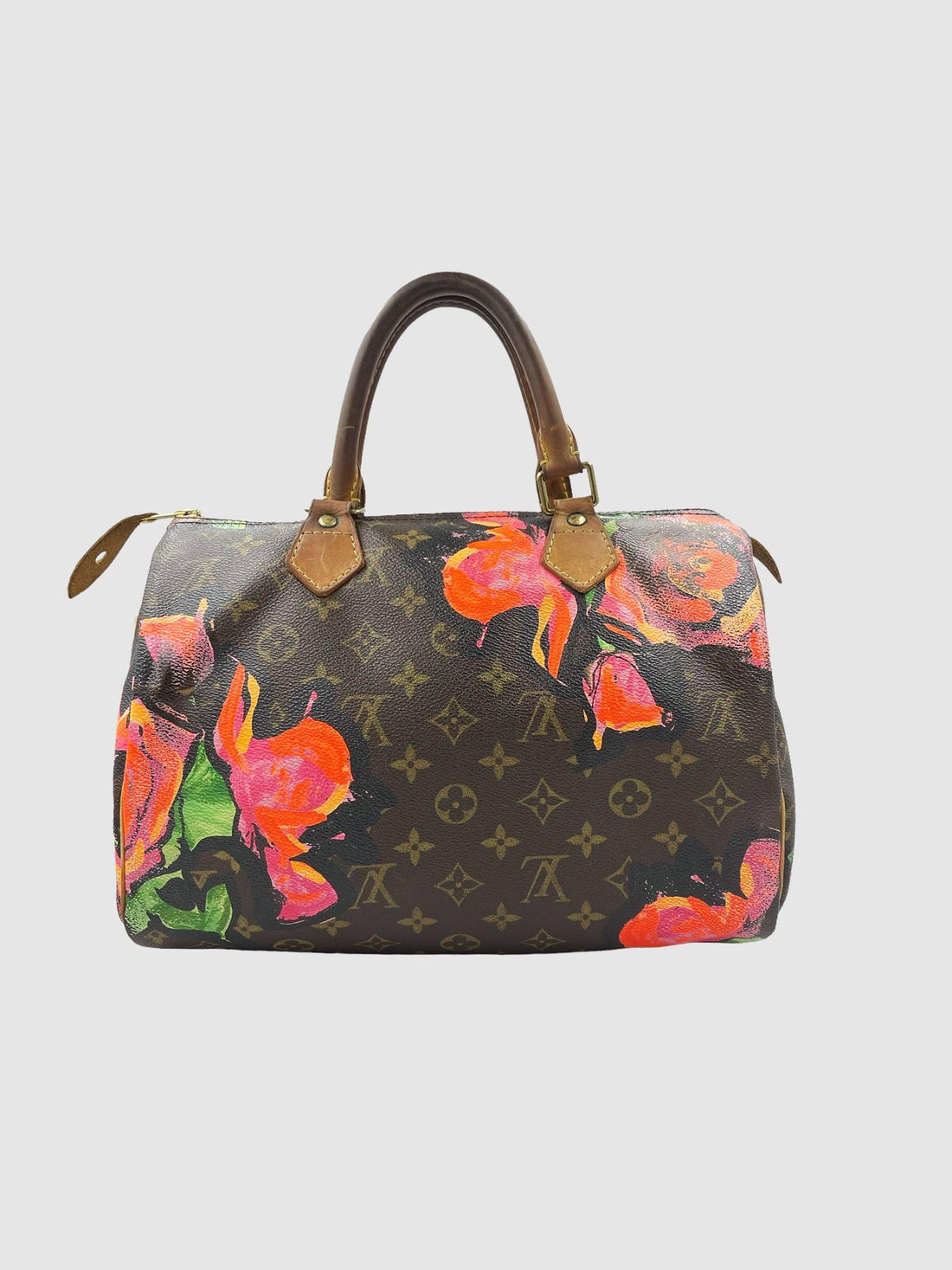 Louis Vuitton Speedy 30 Edición limitada "Roses" de Stephen Sprouse