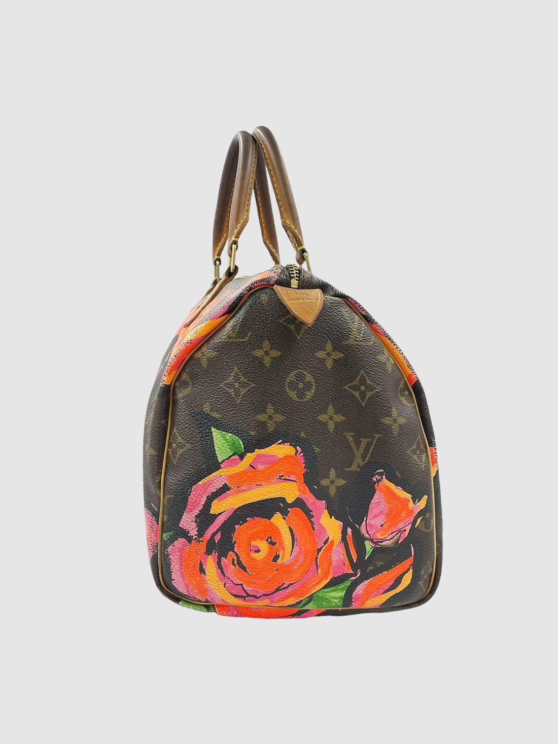 Louis Vuitton Speedy 30 Edición limitada "Roses" de Stephen Sprouse