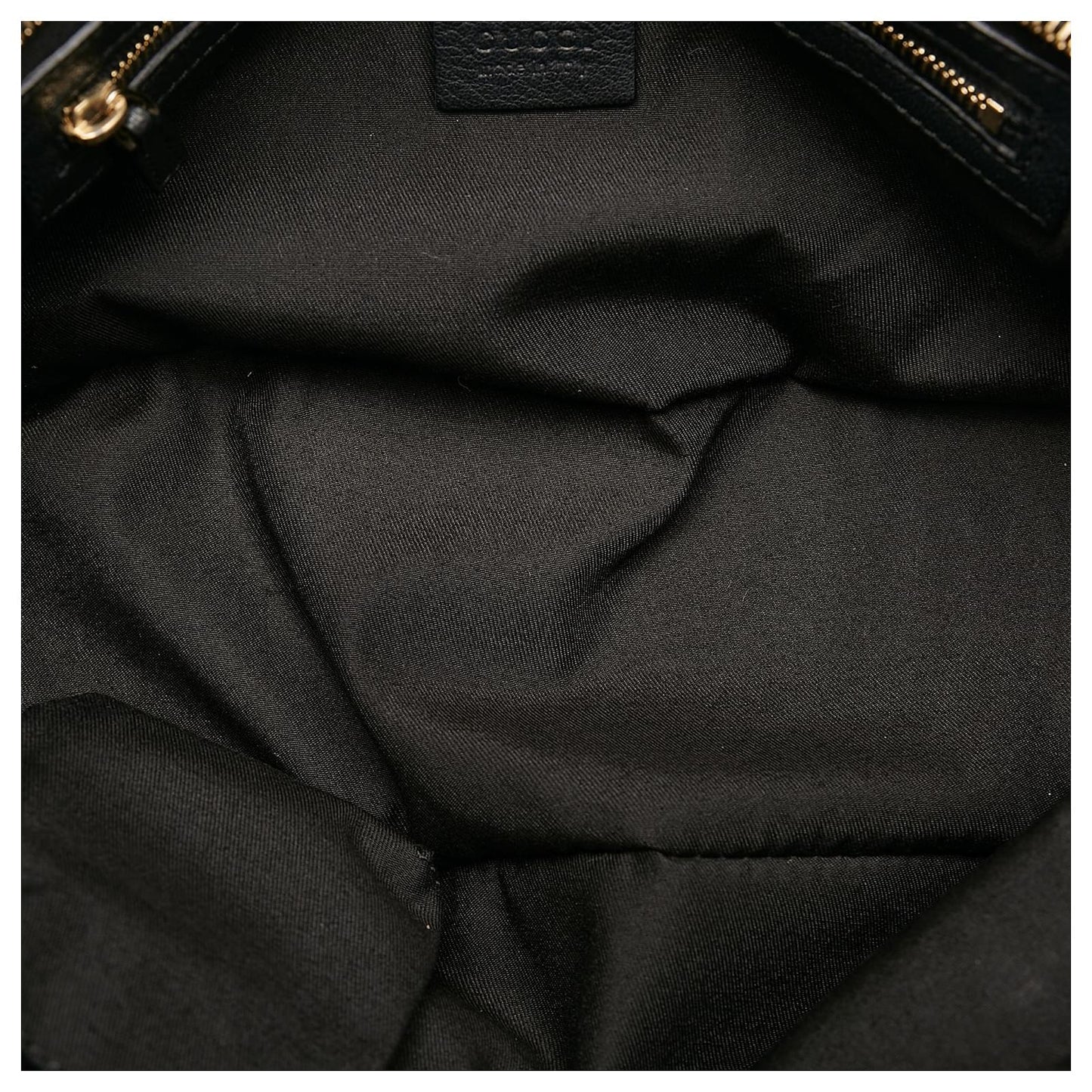 Gucci Black Capri Leather Shoulder Bag