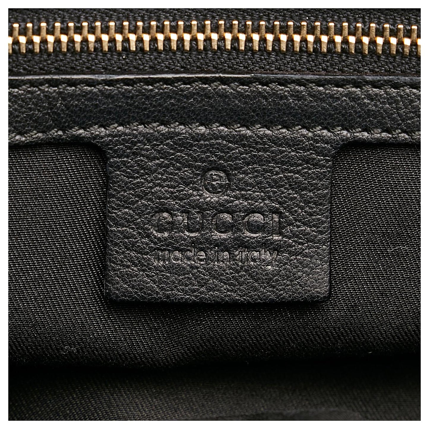 Gucci Black Capri Leather Shoulder Bag